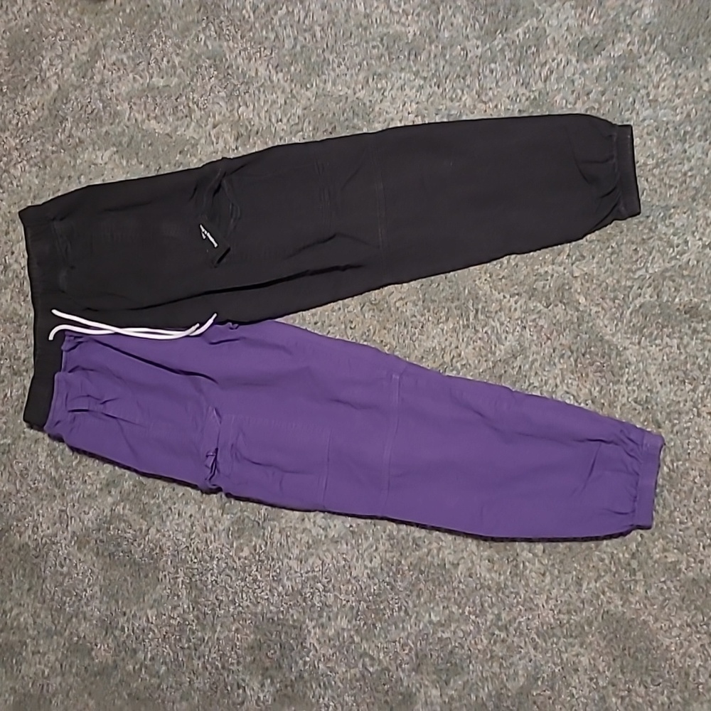 Purple and Black joggers